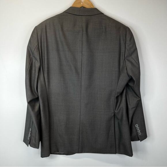 Vitale Barberis Canonico Wool two button blazer gray - 42 - Picture 6 of 12